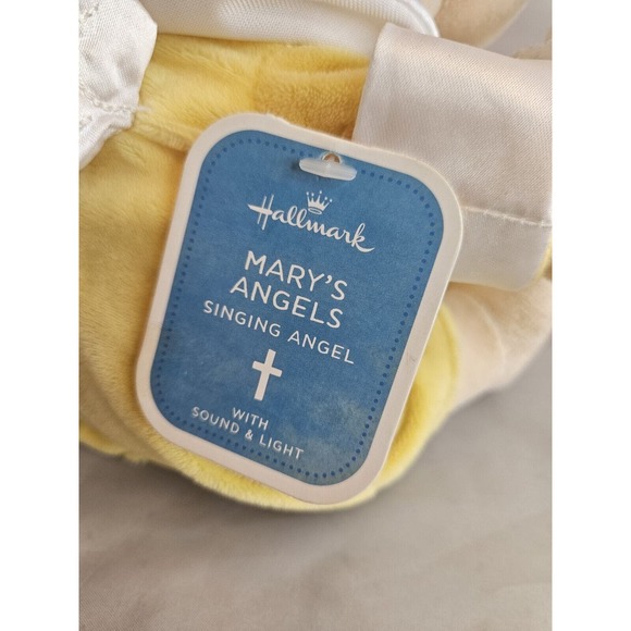 Hallmark Marys Angel Plush Singing Angel Lights Up Sings This Little Light TAG - Picture 15 of 17